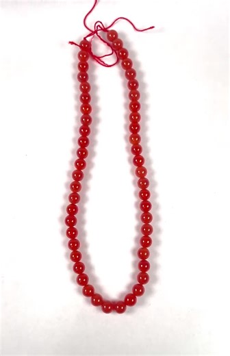 Vintage Carnelian Beads - 16" Natural Orange Red Round Beads- 8mm Polished Gemstone - 52 Beads - Etsy