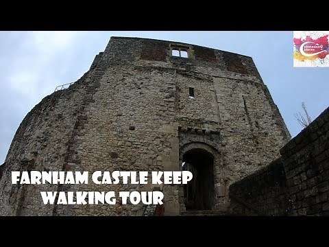 FARNHAM CASTLE KEEP, SURREY, UK | Walking Tour | Pinned on Places