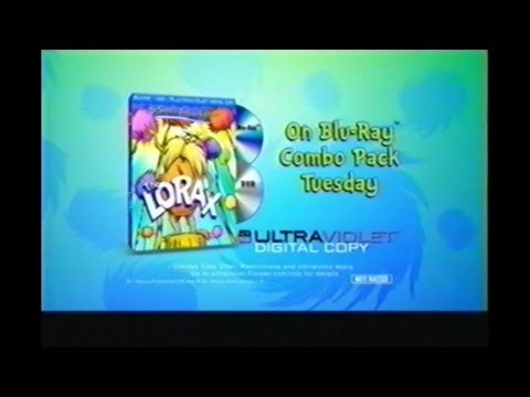 Dr. Seuss' The Lorax - Blu-ray Combo Pack Home Video Release TV Commercial - 2012