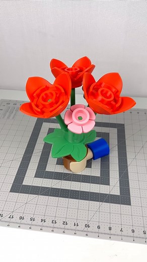 Large Lego Flowers #lego #brick #legoflowers #flowers #cute #puzzle #satisfying #3dprinting #asmr | Create3D