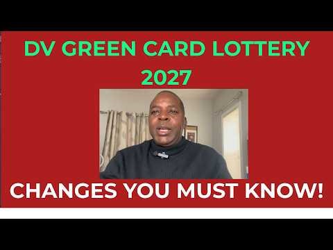 THE DV-LOTTERY 2027 IS BACK AND THE PASSPORT RULE IS NOW MANDATORY!