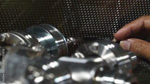 Scientists are measuring the amount of radioactivity, possibly dangerous footage slow motion