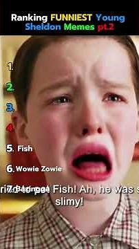 Ranking FUNNIEST Young SHELDON Memes! pt.2👦🤣