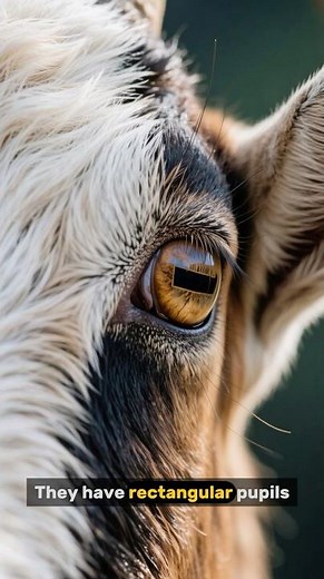 The Unbelievable Secret Behind Goat Eyes 🐐👀 | Nature’s Super Vision