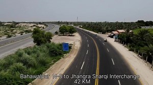 District Bahawalpur Construction of Road from #Bahawalpur (N-5) to #Jhangra Sharqi #Interchange. A significant infrastructure project spanning 42.00 km is completed. It will establish a vital link between Bahawalpur City, N5, and the Southern regions of Bahawalpur Division. Serving as a major artery, it will enable seamless travel from Bahawalpur N-5 to M5 (Multan #Sukkur #Motorway) through the Jhangra Sharqi Interchange. The project's positive impact extends beyond Bahawalpur, enhancing connect