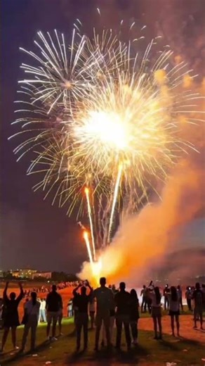 Most colorful fireworks display ever 🎨 #fireworks