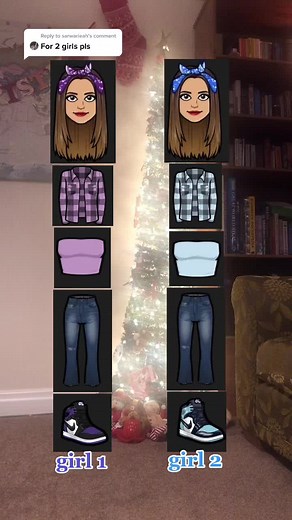 Reply to @sarwarleah i tried okay?😭 #fyp #bitmoji #2girls #outfit