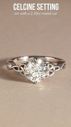 1.7K views · 13 reactions | A ring to embrace your Celtic side 﫶✨ Made to order 6-8 weeks Handmade in London View Online #celticring #celticjewelry #celticjewellery #engagementring #engaged #ringsofinstagram #uniquering #roundcut | Flawless Fine Jewellery | Facebook