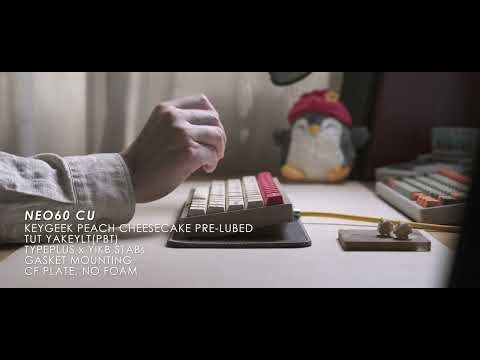 [TS][L] Keygeek Peach Cheesecake w/ Neo60 CU