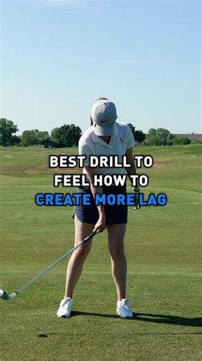 One of the best drills for learning the basic feel of creating lag is called “brush strokes”. In this drill, we have the player learn to move the handle of the club independently from the club head by moving the handle back in the takeaway first and letting the club head lag behind. Then the player moves the handle forward while the head is still swinging back. This is the basic concept of lag in the golf swing. Lag stores energy in the swing and allows you to release the club head at the right 