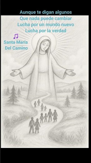 Santa María del Camino - Cantos Católicos #shortscatólicos #músicacatólica #SantaMaríaDelCamino