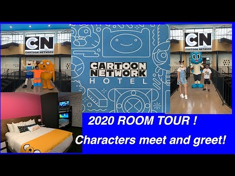 Cartoon Network Hotel Adventure Time Room Tour! characters meet and greet!