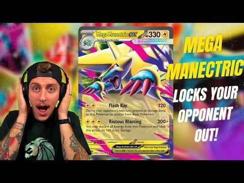 MEGA MANECTRIC STOPS BASICS! | PTCGL