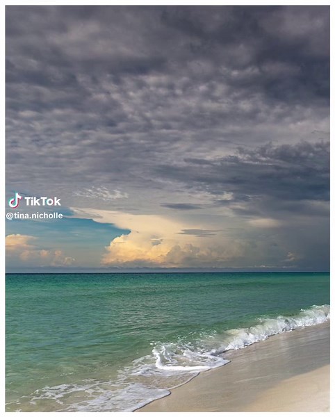 Calm Waters and Beautiful Skies at Navarre Beach