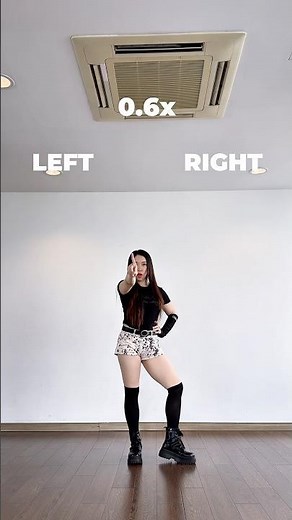 0.6x ver (Mirrored) 'SaWaDiKa' - LISA | Dance Tutorial by Gi #shorts