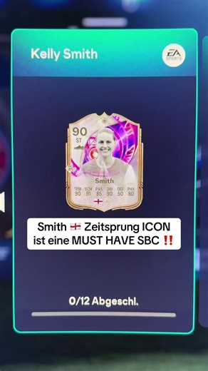 Smith 🏴󠁧󠁢󠁥󠁮󠁧󠁿 Zeitsprung ICON ist eine MUST HAVE SBC ‼️ #fc26 #eafc #ultimateteam #sbc
