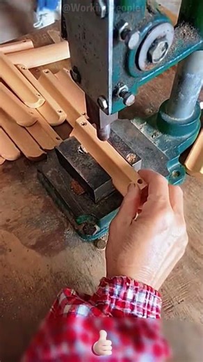 The pressing tenon process of wooden handles 🔨🪵🤏