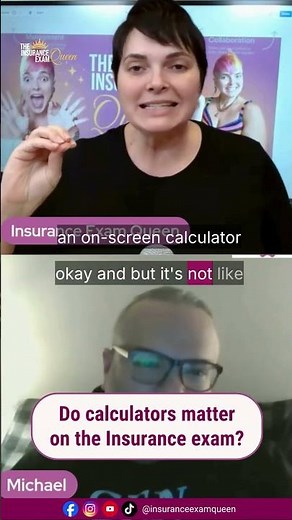 Do calculators help—or hurt—on the insurance exam?