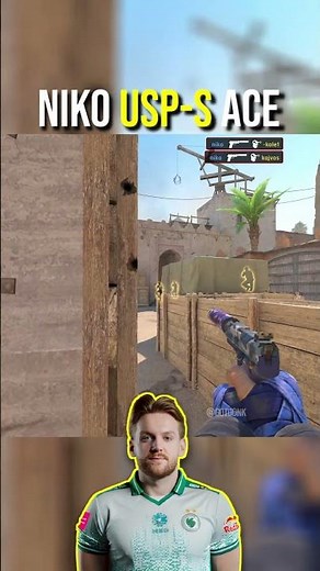 5 Headshots! NiKo Delivers a Brutal USP ACE on B Dust2💥 | Counter-Strike 2