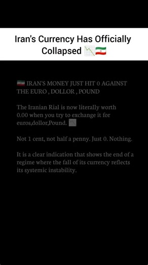 Money. Investing. Simplified. 🚀 on Instagram: "Here’s why ➡️ 1. Sanctions crushed dollar inflow US sanctions cut Iran off from global banking and oil markets. Fewer dollars coming in means the rial had nothing supporting its value. 2. Oil revenues collapsed Iran depends heavily on oil. Sanctions forced it to sell oil secretly at discounts, shrinking foreign currency reserves and weakening the rial. 3. Runaway inflation When prices rise every month, people stop trusting the currency. Inflation d