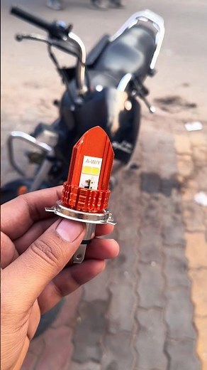 cyt led headlight bulb 😍 !! full video 👆🏻👆🏻👆🏻!! splendor modified !!