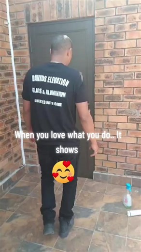 Aluminium Full Cladding door, installed perfectly. Cladding doors are known to sag after a while, Not our Cladding doors ! We do it right the first time ! whatsapp 0617039196 for a quote . #DavidsElevation #CreatesWithCare #TheDavidsElevationDifference