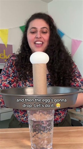 Pep talks are part of the scientific method! #eggdrop #stem #science #experiment