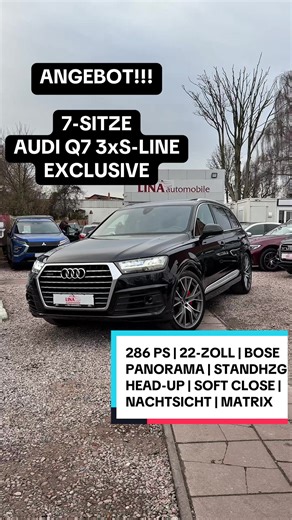 Audi Q7 7-Sitzer: Exklusive Ausstattung für Familien