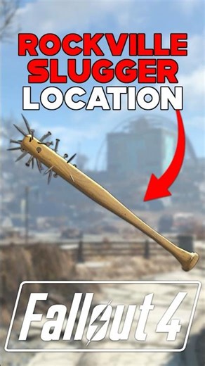 ROCKVILLE SLUGGER SECRET LEGENDARY WEAPON LOCATION IN FALLOUT 4