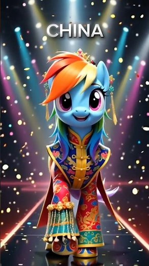 MY LITTLE PONY: CHINESE MODELS ❤️‍🔥 #mylitlepony #animation #mlp #china