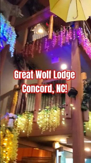 Great Wolf Lodge lobby Concord, NC