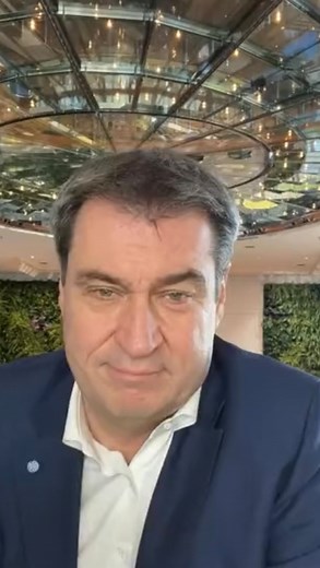 Markus Söder on Instagram: "Danke für Eure Fragen: War heute live zum Q+A bei @bayern.de. Das Video hier zum Anschauen…"