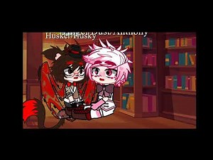 "A kiss" (first Hazbin Hotel vid) Angel Dust x Husk