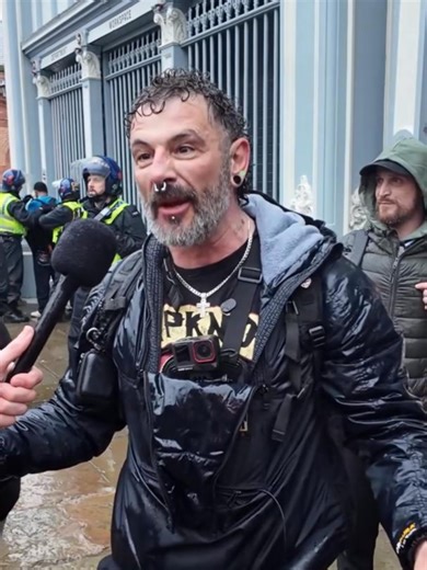 @english.ned tells us what just happened after he was attacked in Manchester! #manchester #BritainFirst #protest #March #assault #lefties