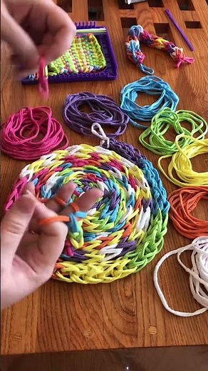 Master Finger Weaving with Easy Tips! #fingerweaving #kidcrafts #relaxingcrafts