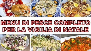 🎄Menù di pesce completo per la Vigilia di Natale🎅 Oggi vi propongo un menù di pesce completo per la cena della Vigilia di Natale! ARAGOSTA ALLA CATALANA FACILE E SQUISITA INGREDIENTI PER 4 PERSONE 700 g di aragosta o astice 300 g di pomodorini 1 cipolla di Tropea 3-4 cucchiai di olio evo 3 cucchiai di limone Sale q.b. Pepe nero q.b. 2-3 foglie di alloro INSALATA DI POLPO A MODO MIO INGREDIENTI PER 4 PERSONE 1.6 kg di polpo fresco 20-25 olive verdi 1 costa di sedano 1 carota piccola 1 foglia di