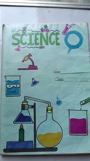Science notebook cover 📔 📔 🧪🧪