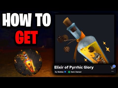 [EVENT] *EASY* HOW TO GET ELIXIR OF PYRRHIC GLORY IN HALLOWEEN SPOTLIGHT HUB! Roblox