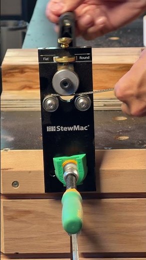 learning how to fret a guitar neck for the first time