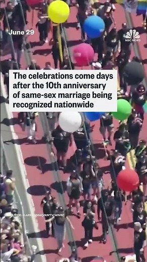 Watch Pride Parades from across the U.S. as thousands celebrate the last weekend of Pride Month