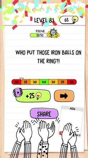 brain test level 81 solve #gaming #games