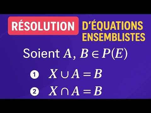 AH LA THÉORIES D'ENSEMBLE !