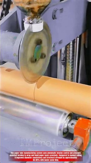 Innovative Paper Tube Manufacturing System : Best Pneumatic Tension Forming
