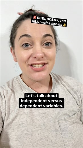 Never confuse IV and DV again ‍♀️ I’ll break down independent and dependent variables so that you don’t have to! Watch to learn  FREE ABA cheat sheet in the comments  #independentvsdependentvariables #bcbaexam #appliedbehavioranalysis | alldayaba.org | Facebook