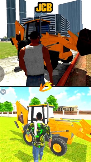 🚜 JCB Cheat Code Test 😱 | Indian Bike Driving 3D vs Indian Theft Auto Simulator