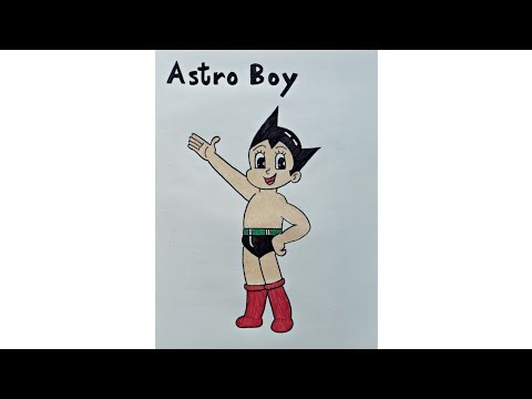 How to draw Astro Boy.