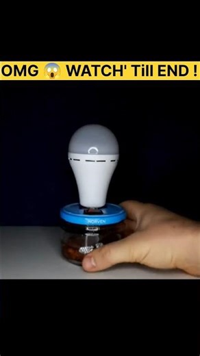 make this invention with LED bulb Just 40 sec|| #youtubeshorts #experiment #video