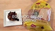 How to Make Eggnog Bread Pudding Video | WebstaurantStore