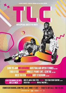 38K views · 384 reactions | JUST ANNOUNCED: TLC HEADLINE SHOWS  TLC will treat Hobart and Perth to special headline performances this February! Joining TLC as very special guest at their Perth show is Mr Boombastic himself Shaggy along with YO! MAFIA who will also support the RNB royalty in Hobart. Frontier Members Pre-sale: Mon 11 Dec (1pm AEDT) Tickets on sale: Thu 14 Dec (10am local time)  frontiertouring.com/tlc | Frontier Touring | Facebook