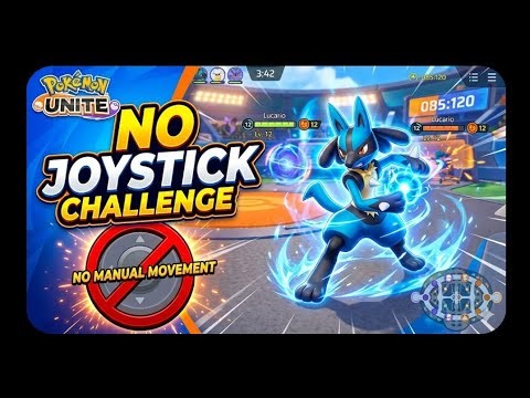 No Joystick challenge with Lucario in Pokemon Unite